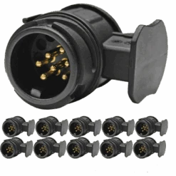 10 Stück Minikurzadapter 13 Auf 7polig