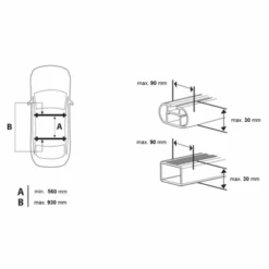 Dachbox Thule Motion XT XXL Black Glossy -Shop Für Rahmenausrüstung 1600x1600 pgs db befestigungsmass 560 930 90x30 v6 11